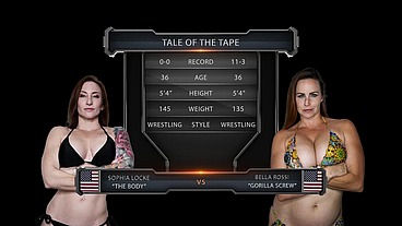 Bella Rossi vs Sophia Locke Female Wrestling