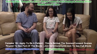 Sisters Aria Nicole &amp; Angel Santana Humiliated During Pre Employment Physical @ Doctor Stacy Shepard