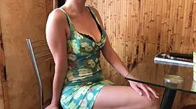 Couldn't stand against and screwed friend's mommy with Big Ass and tits - russian amateur with dialogue