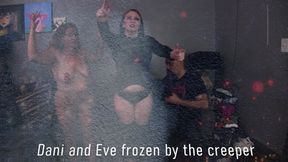 Dani and Eve get Frozen by Creeper