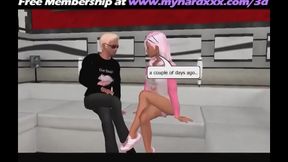 Horny Anime Chick Invites Buddies for Wild Group Sex Session