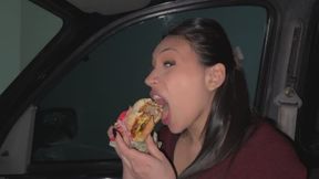 car burger asmr