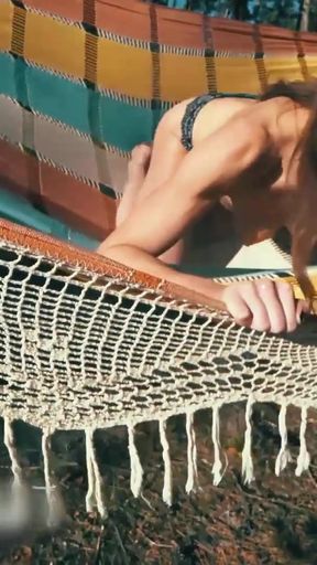 ASS TO MOUTH IN A HAMMOCK IN A CLEARING IN THE FOREST   Clip 1