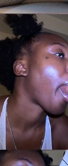 Ebony Teen Karma Gets Mouth and Pussy Fucked