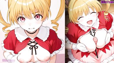 Hunter x Hunter hentai anime - big tits Biscuit Krueger blow job animation