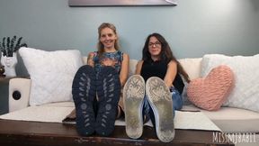 MJ and Astrid’s Friendly Foot Match-Up & big toe comparison