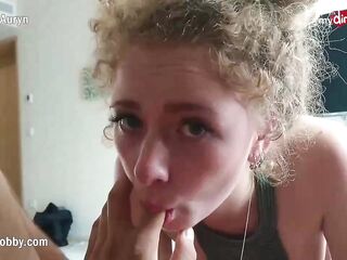 Shy tiny cutie with hairy hair is getting screwed in the pink snatch, in front of the mirror