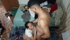 My Neighbor Sucks My Dick Until I Cum in Her Mouth