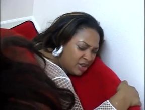 Big black chubby pussy licking big dick sucking threesome