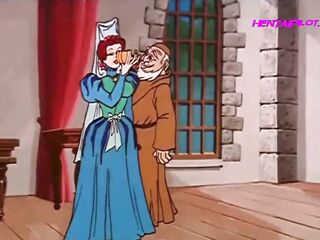 Little Red Riding Hood - Queens Castle Team fuck Scene - Vintage Toon Porn