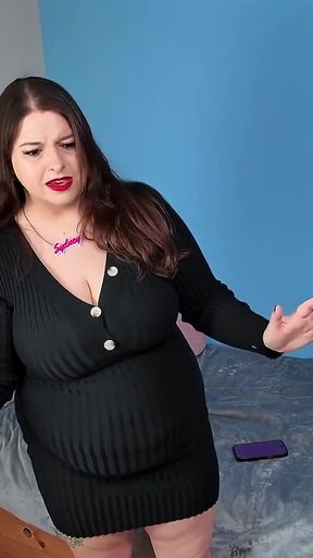 Roommate Records Your Inflation - Your Curvy Roommate Sydney Screams Doesn't Believe You Can Inflate