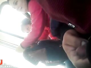 Dickflash for cuties on bus