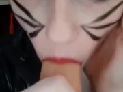 POV: Knockoff catgirl sucks you off and spanks herself just for you