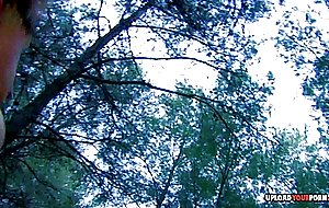 Cutie in the woods is looking for dick hd