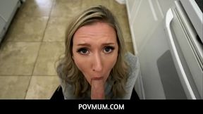 PovMum  -   Stepmom'_s More Than Happy To Accomodate Me Inside Her