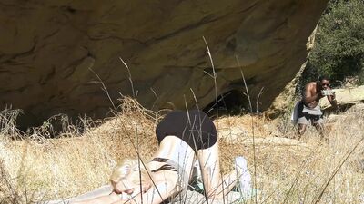 Short-haired blonde girl Skye Blue fucked by a black stud