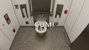 Wixxing in the public toilet