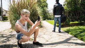 Twink-on-twink fucking with two hunks