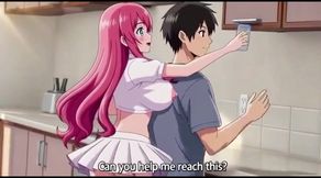 Stepbrother accedently pressed stepsister massive boobs