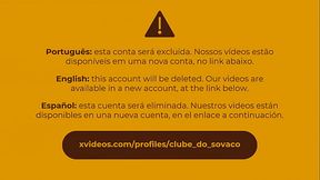 Aviso: nossos v&iacute_deos ser&atilde_o publicados em uma nova conta