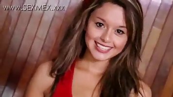 Cute Mayra is kneeling on the floor, while sucking her boyfriend’s huge cock like never before