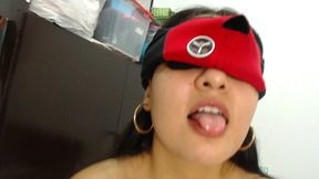 the step niece sucks her step uncle s cock in front of his wife and gets fucked in a threesome