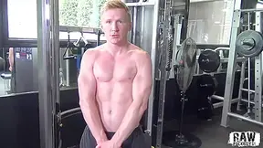 Cum Everywhere! Cute Muscle Ginger Shoots Big Load