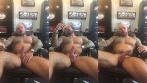 jason collins cigar smoking with a raging hard-on!