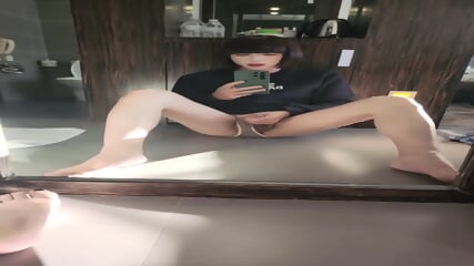 Shemale Masturbating in front of hotel mirror xh8ZD1V