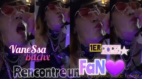 Vanessabitchx Gives a Big to a Fan. Her 1st Porn &amp; Her 1st Facial august