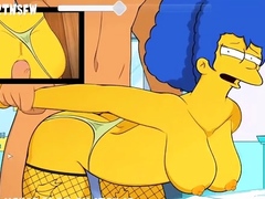 Marge Simpsong Bent Over Tight Anal Fucking - Hole House