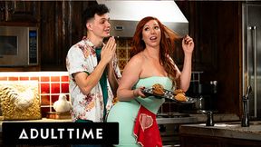 Stepdad's BFF gets it rough from Lauren's pervy teens
