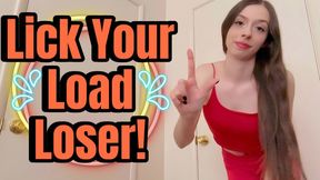 Lick Your Load Loser WMV