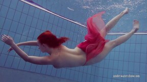 Big boobs big butt tattoos Katrin Privsem underwater