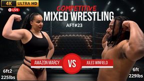 Competitive Mixed Wrestling - Amazon Marcy VS Jules Winfield - 4K Ultra HD - Dolby Vision