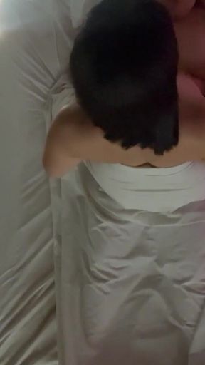 Lesbians Take Refuge Under the Sheets and End up Touching Their Desire in the Dark