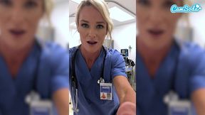 fit milf nurse gets fired for masturbating in the hospital