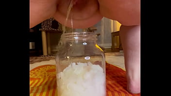 Joan Day Pees Into Jar of Ice