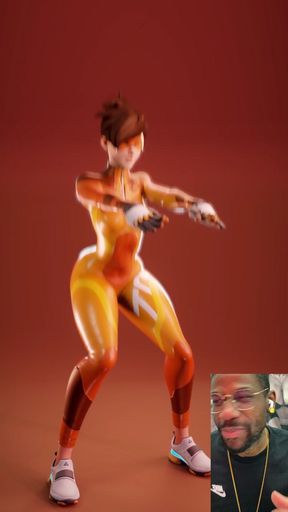Tracer Exercising Her Slutty Cunt Hole for BBC