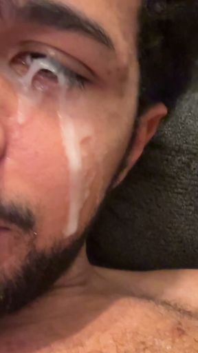 Releasing Two Big Loads From My Hairy Cock and Full Balls After 33 Days No Nut   Clip 2