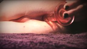 Trans Ass Destroyed by Dildo Till Cock Gushes Cum