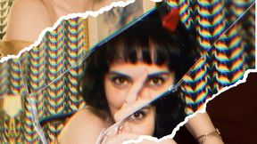 Theodora’s Joker JOI AUDIO set against an entrancing galaxy background with no subliminal messages