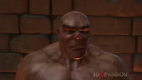 Cruel orcs fuck eighteen sweet teen girl in darkness dungeon