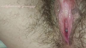 Wet Hairy Pussy Masturbating with Vibrator Close up Amateur Russian Model MILF Ginnagg