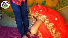 New bride gives sloppy head to her loving husband on their wedding night