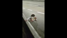 melissa alecxander aprontando na rua