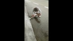 melissa alecxander aprontando na rua
