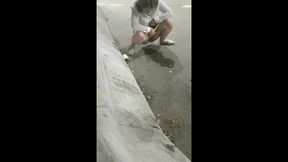 melissa alecxander aprontando na rua