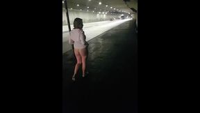 melissa alecxander aprontando na rua