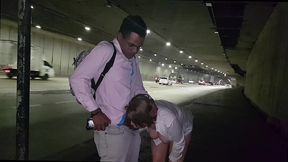 melissa alecxander aprontando na rua